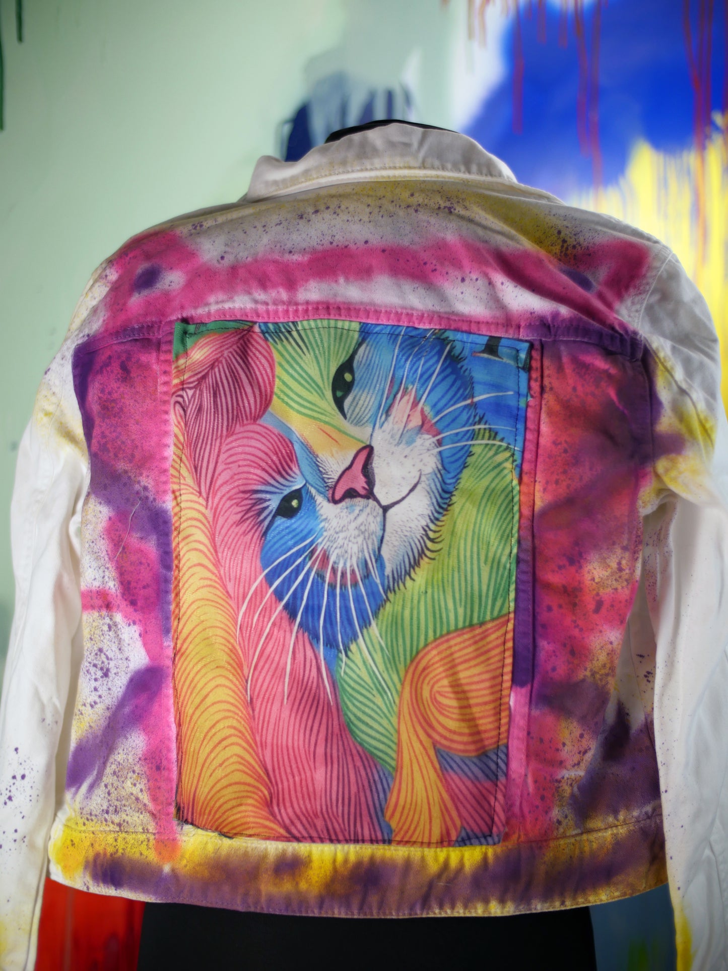 Painted cat jacket