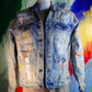 Zeta graffiti splatter jacket