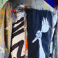 Zeta graffiti splatter jacket