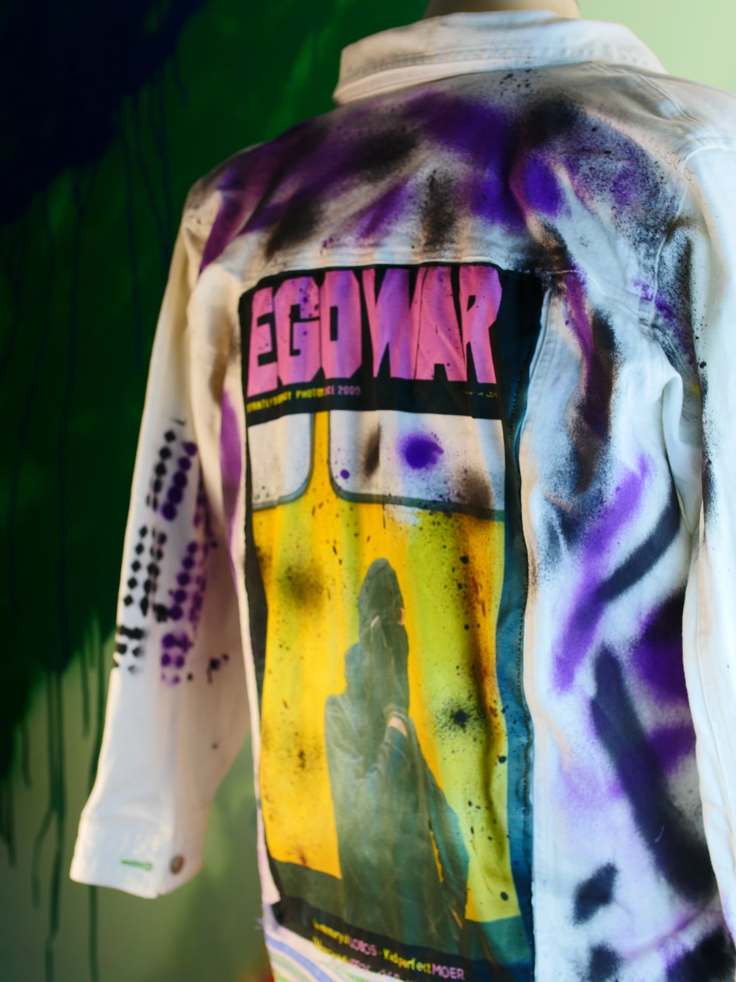 Painted ego war jacket