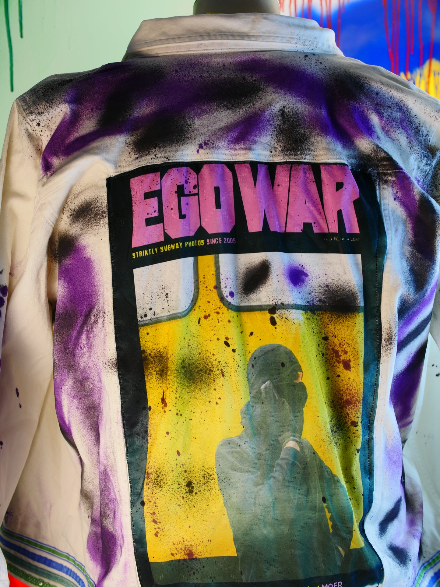 Painted ego war jacket