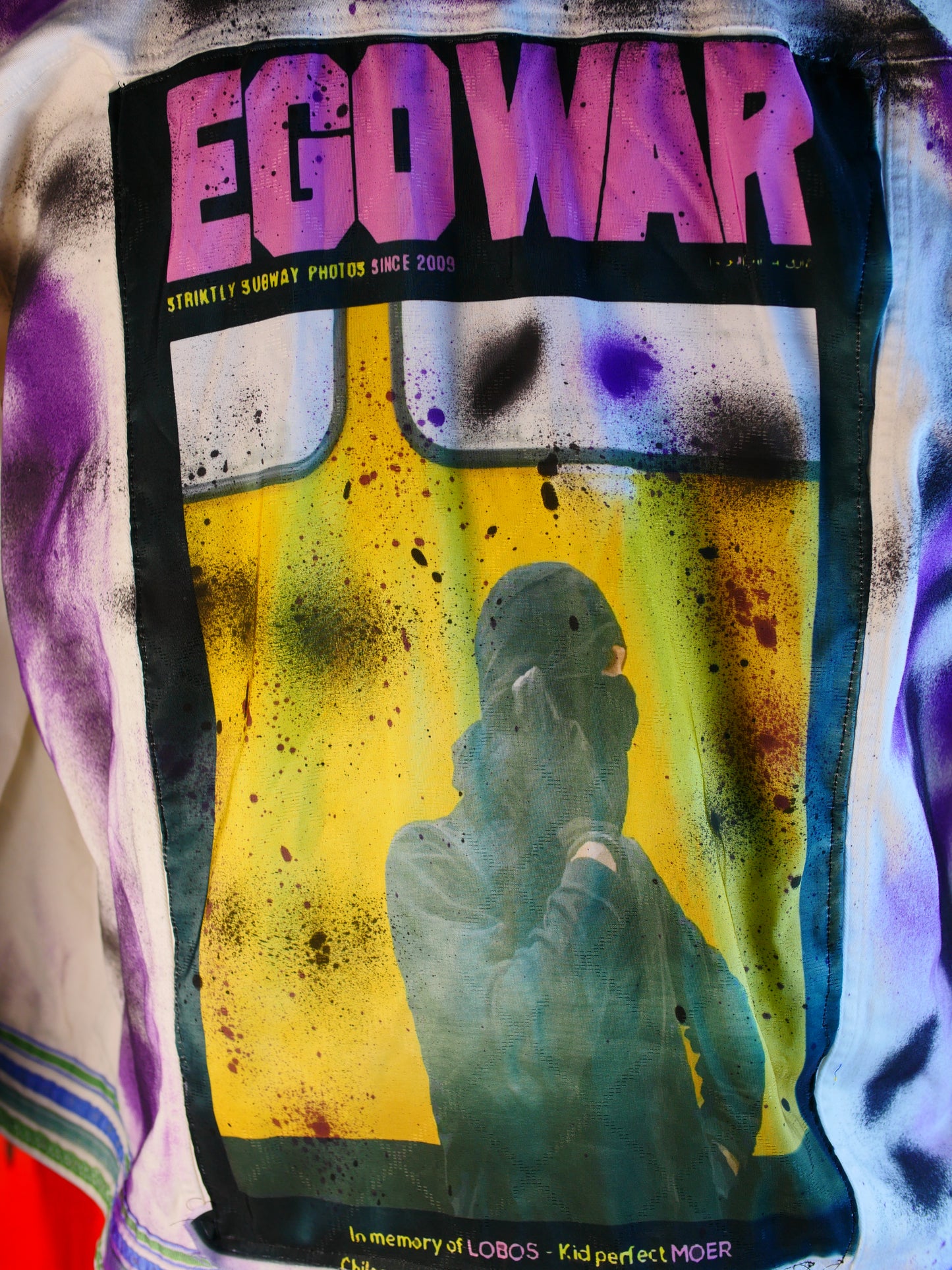 Painted ego war jacket