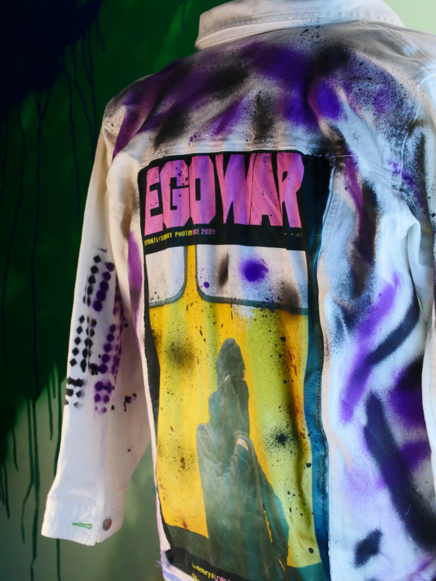 Painted ego war jacket