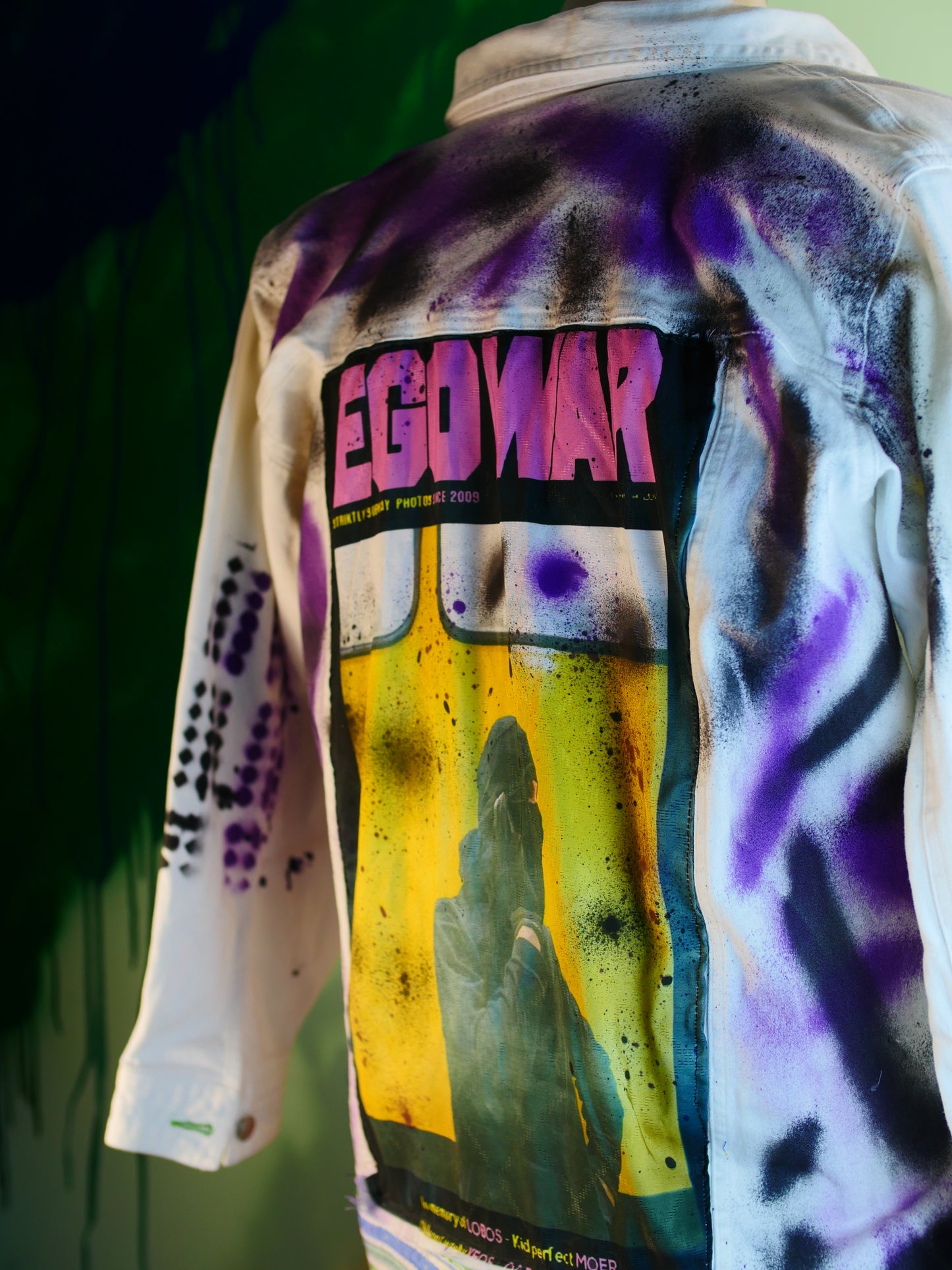 Painted ego war jacket