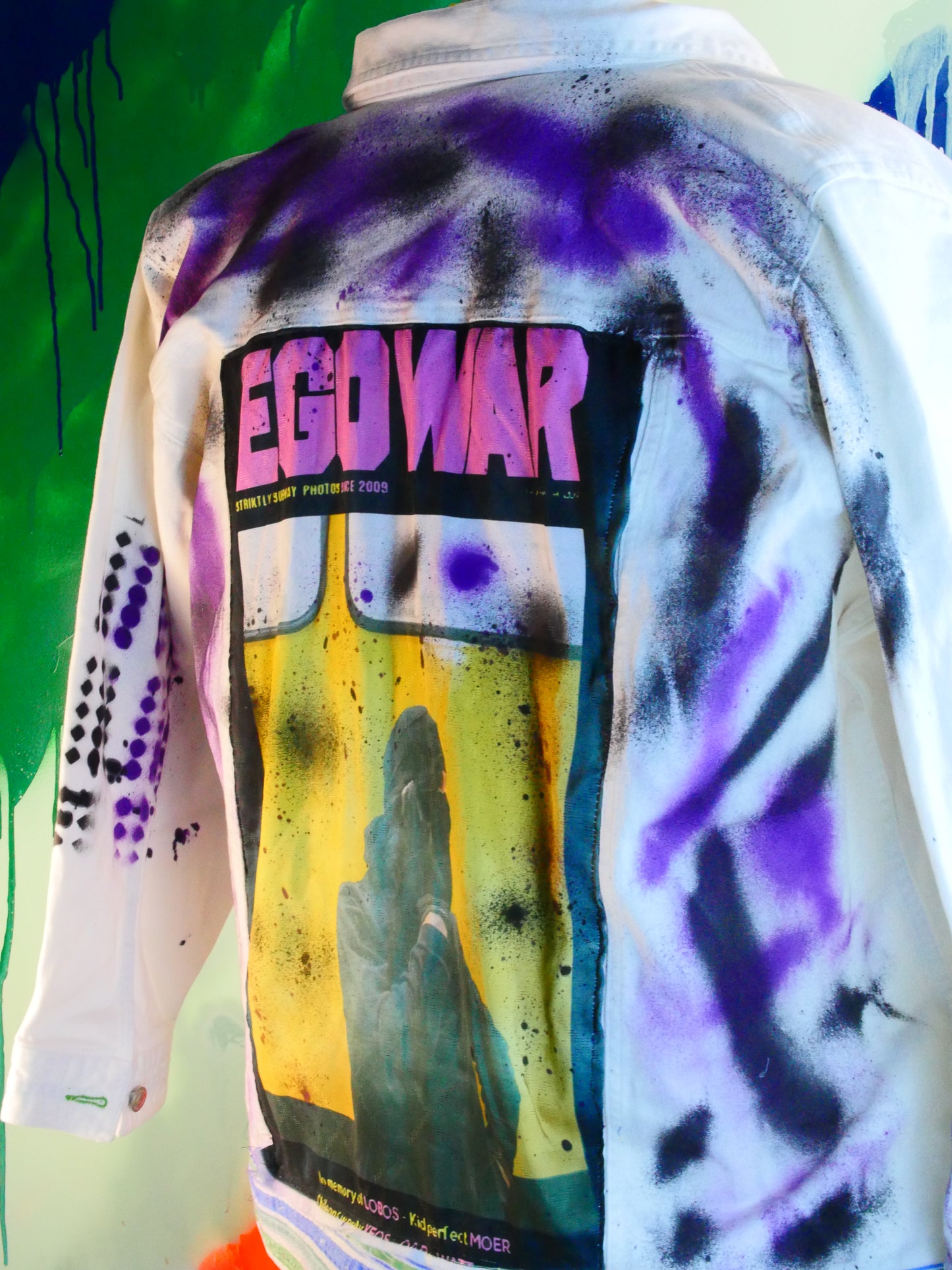 Painted ego war jacket