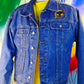 One-of-a-Kind Punk Denim Jacket – Zeta Artwork Celebrating Venezuelan Tradition