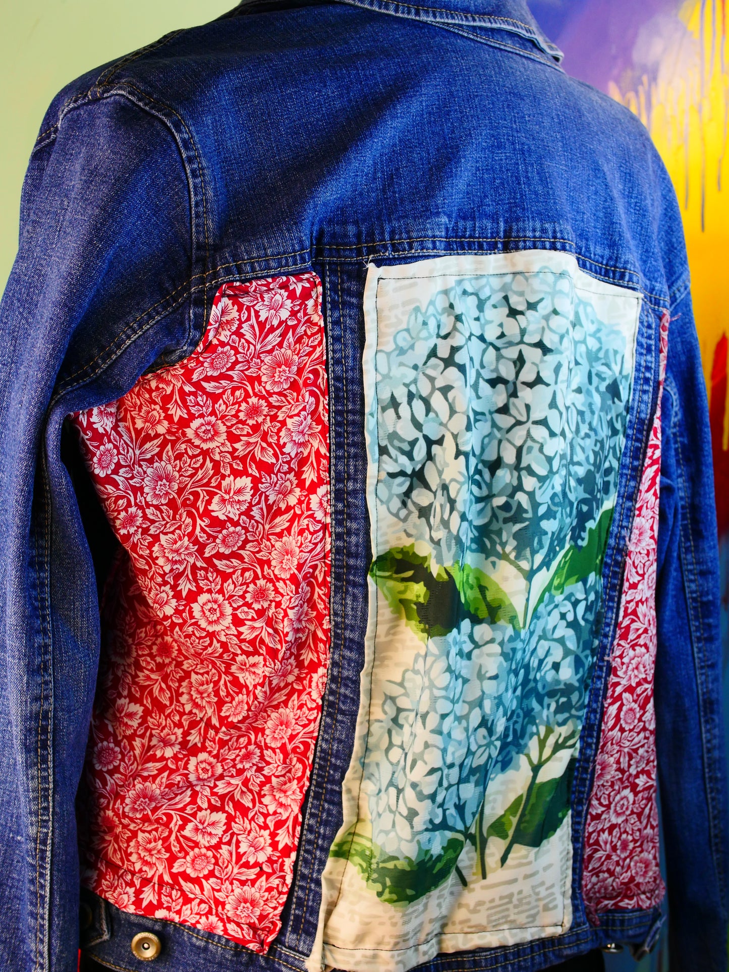 Flower jacket with floral border