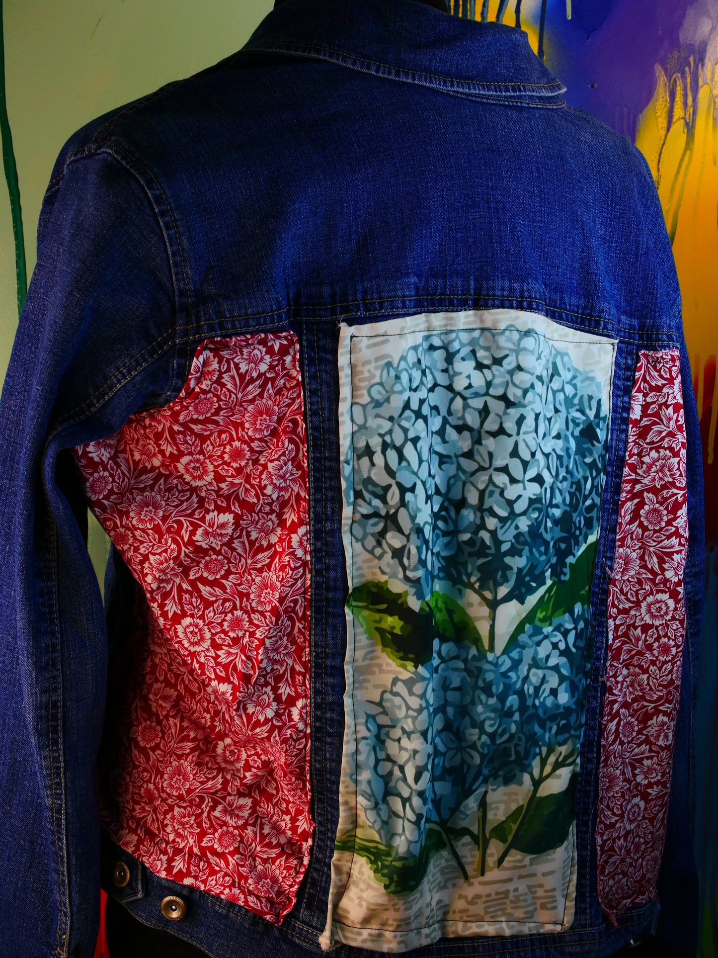 Flower jacket with floral border