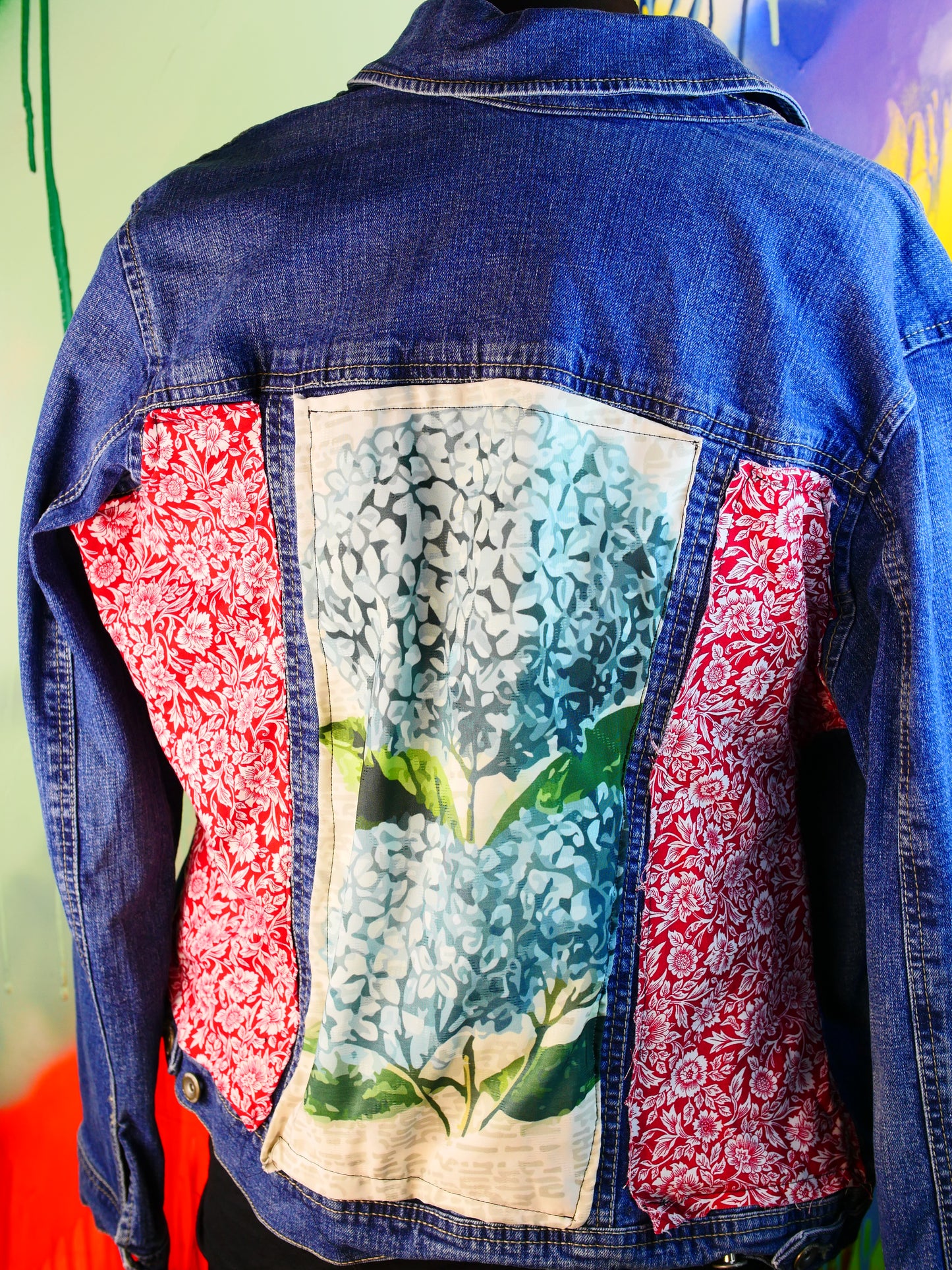 Flower jacket with floral border