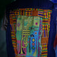 African Brass Music-Inspired Denim Vest