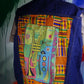 African Brass Music-Inspired Denim Vest