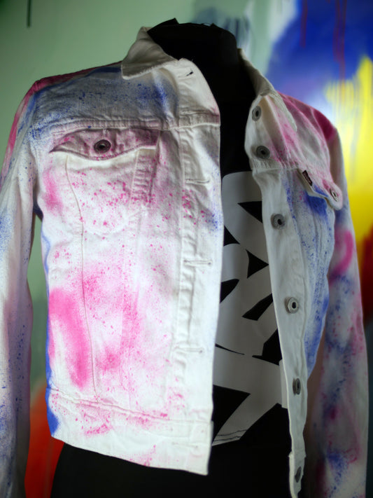 Painted flower speaker jacket