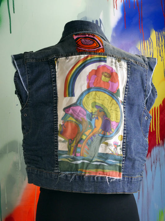 Rainbow brain revolt vest